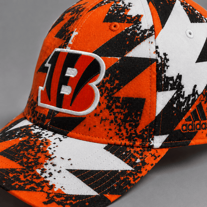 CIN Premium NFL Sports Fan Geometric Pattern Baseball Cap