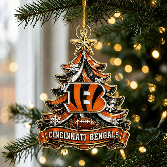 CIN x NFL Acrylic Irregular Pendant