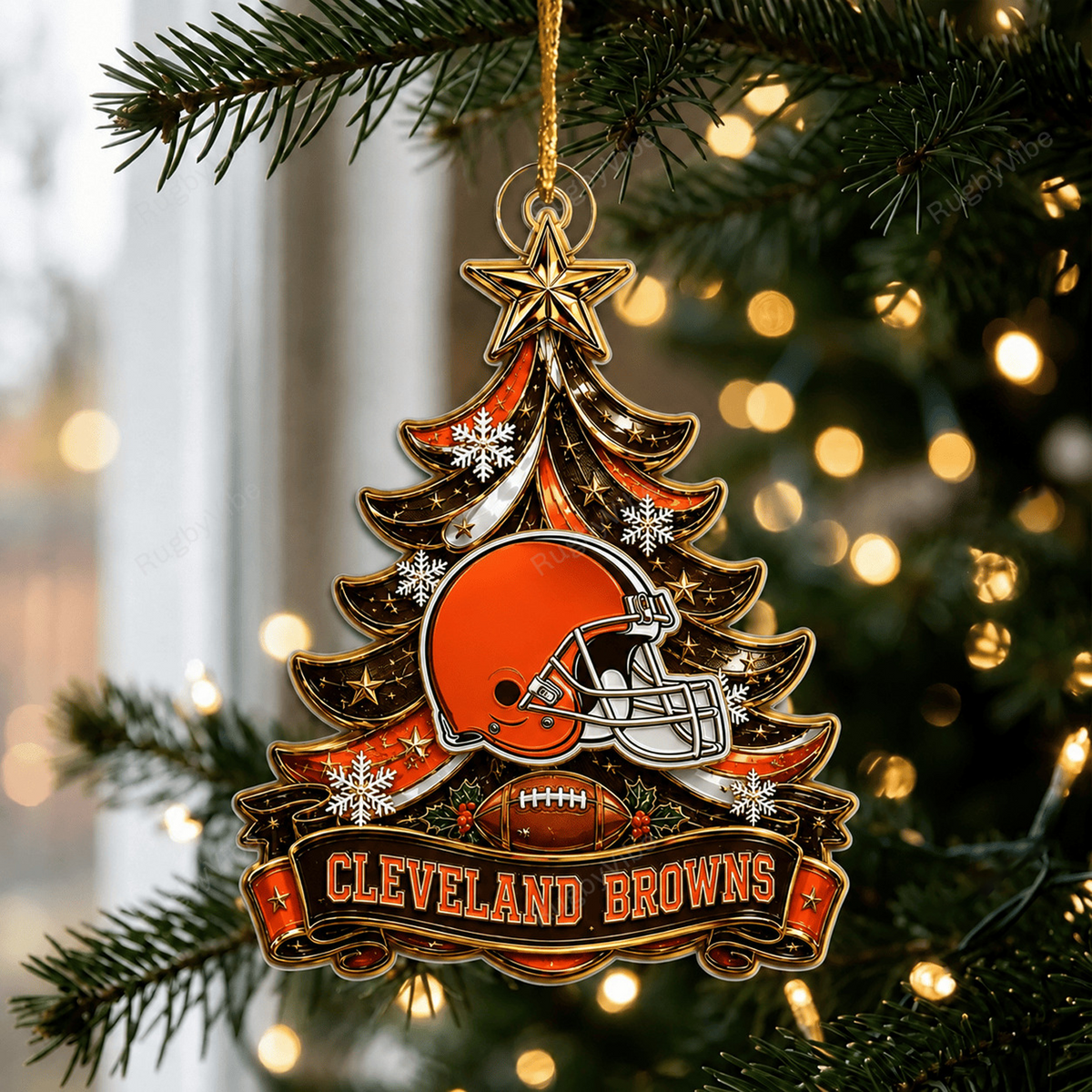 CLE x NFL Acrylic Irregular Pendant