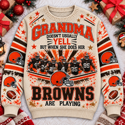 CLE x NFL Premium V2 Ugly Sweater