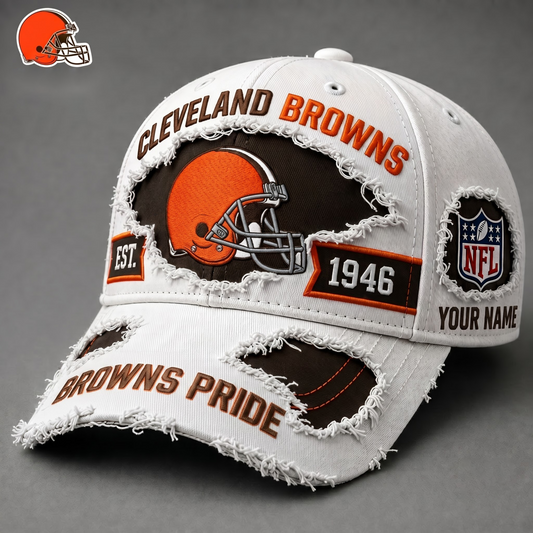 PREMIUM NFL X CLE EXCLUSIVE PERSONALIZED CAP FOR GAME DAY