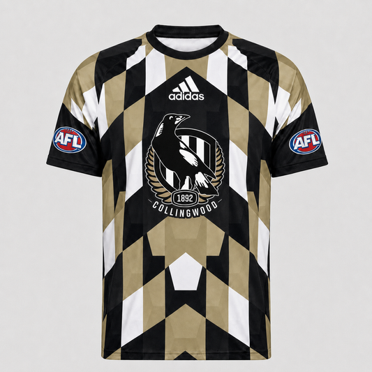 COL x AFL Premium Geometric Fan Performance T-Shirt