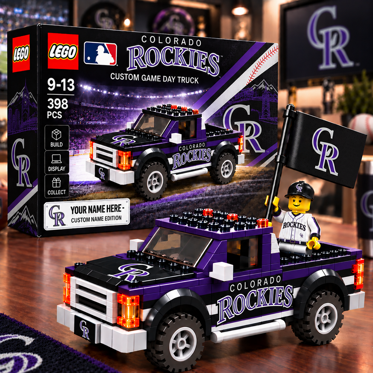 COL x MLB Building Blocks Truck Toy Set V2