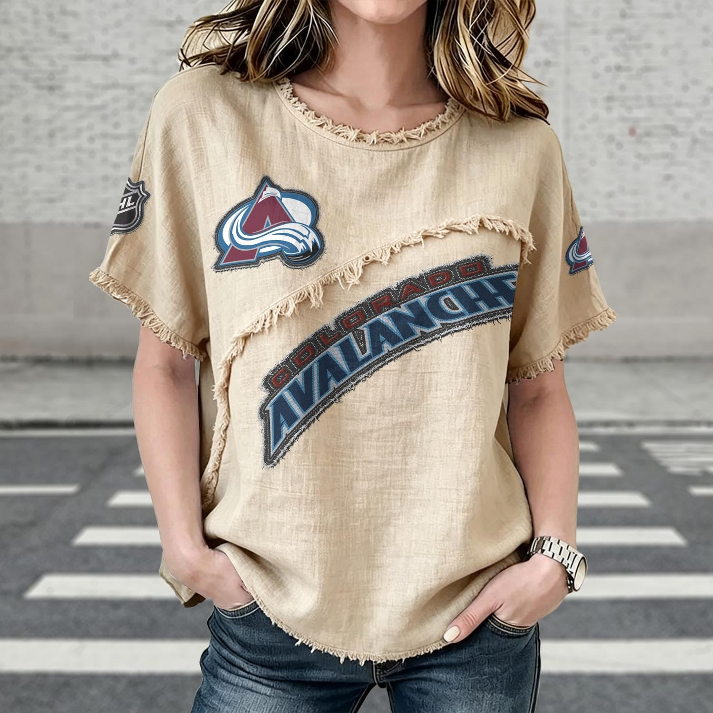 COL x NHL Women’???s Vintage O-Neck 2905 DatND DVT