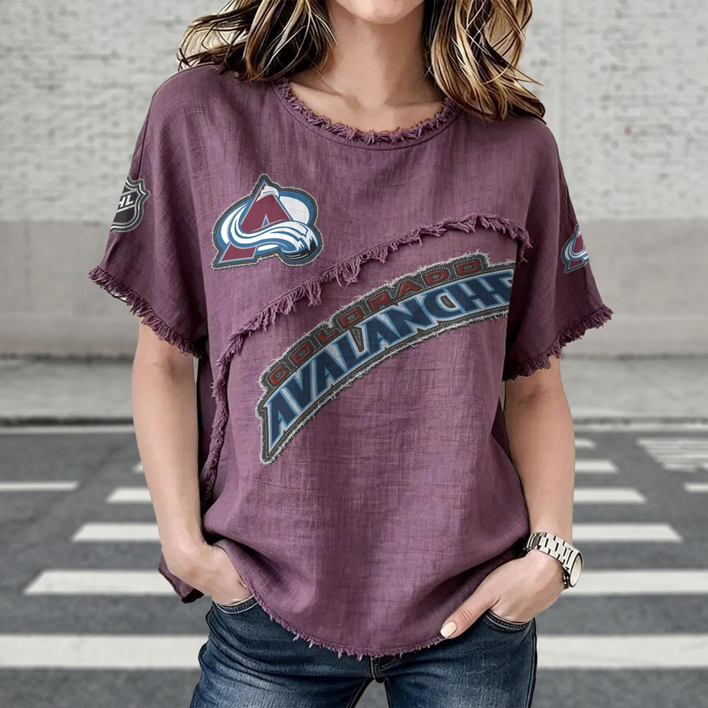 COL x NHL Women’???s Vintage O-Neck 2905 DatND DVT