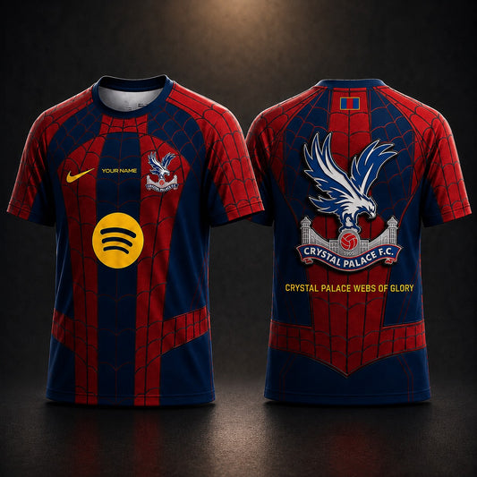 CP EPL x Spider Halloween Premium All Over Print T-Shirt Personalized Gift For Fan Sport Soccer