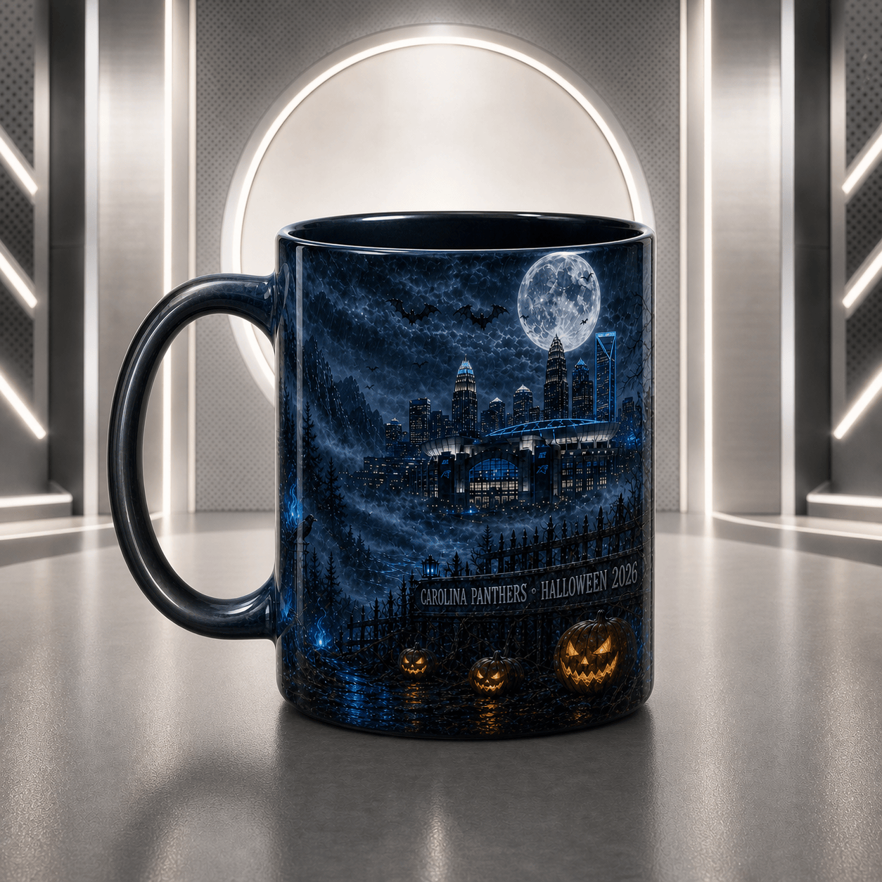 CP Halloween Football Mug – The Frozen Cornfield Spooky Fan Gift DDT