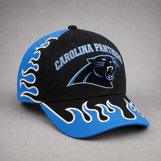 CP Premium NFL Flame Curved Brim Baseball Cap