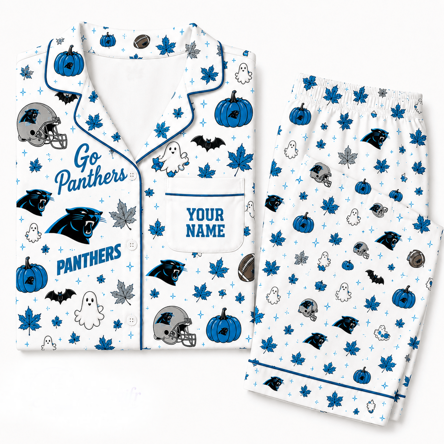 CP x NFL Halloween Personalized Set Long Pajamas