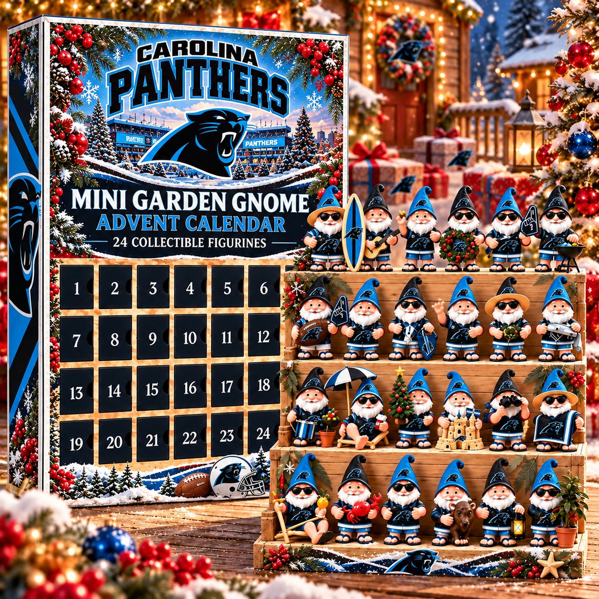 CP x NFL Mini Garden Gnome Advent Calendar