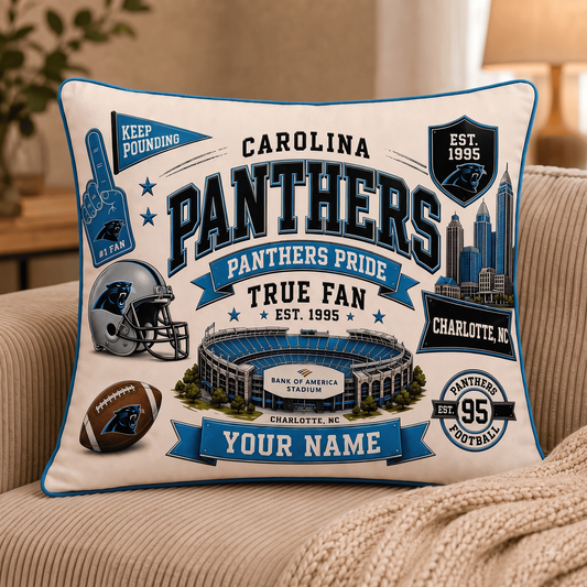 CP x NFL Premium Vintage Pillow Case Personalized Gift For True Fan