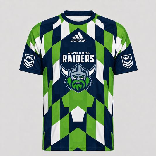 CR x NRL Premium Geometric Fan Performance T-Shirt