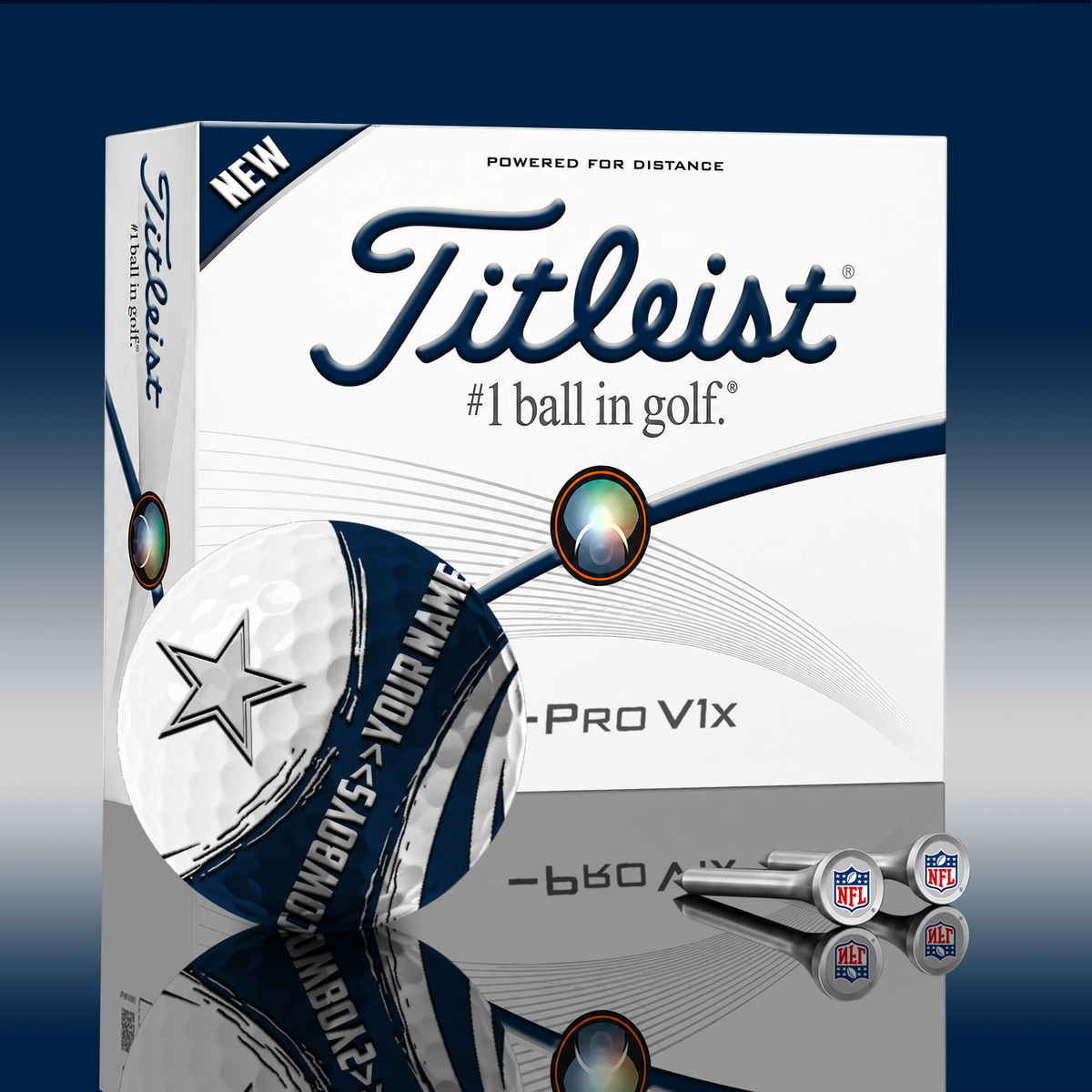 DAL x NFL PERSONALIZED GOLF BALL LIMITED EDITION