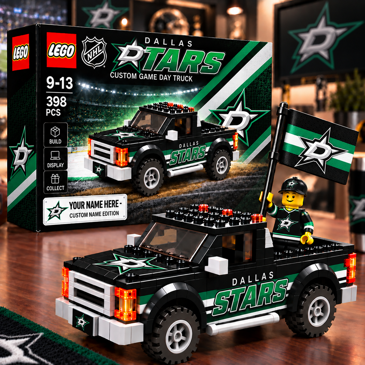 DAL x NHL Building Blocks Truck Toy Set V2