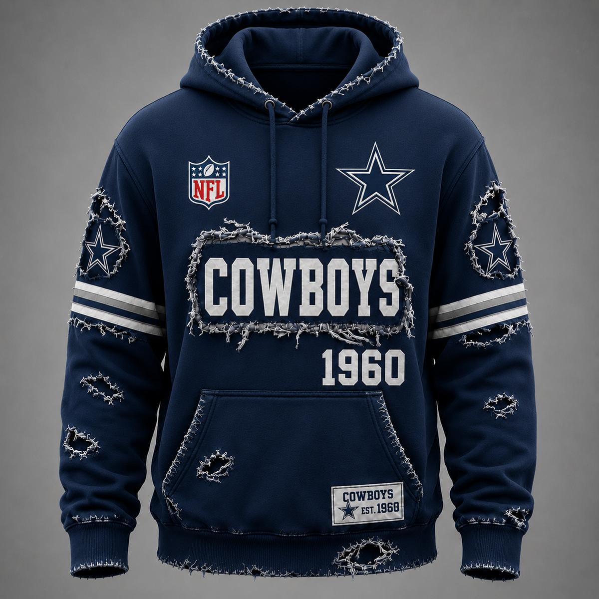 DAL x NFL LUXURY V-Neck T-Shirt 3005 DatND DVT