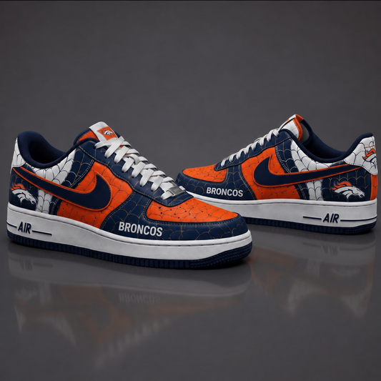 DB NFL x Spider Premium AF1 Sneakers Limited Edition Gift for Football Fans