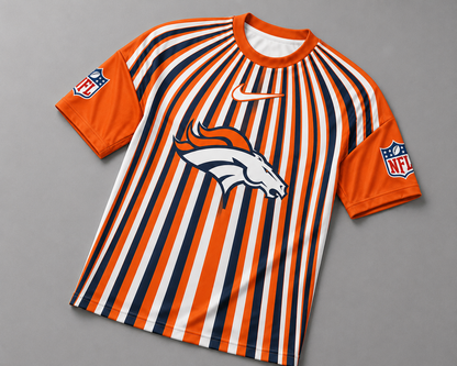 DB Premium NFL Men’s Athletic Vertical Stripe T-Shirt