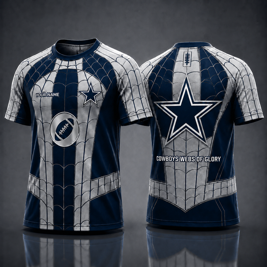 DC NFL x Spider Personalized T-Shirt – Premium Limited Edition Gift for Football Fans