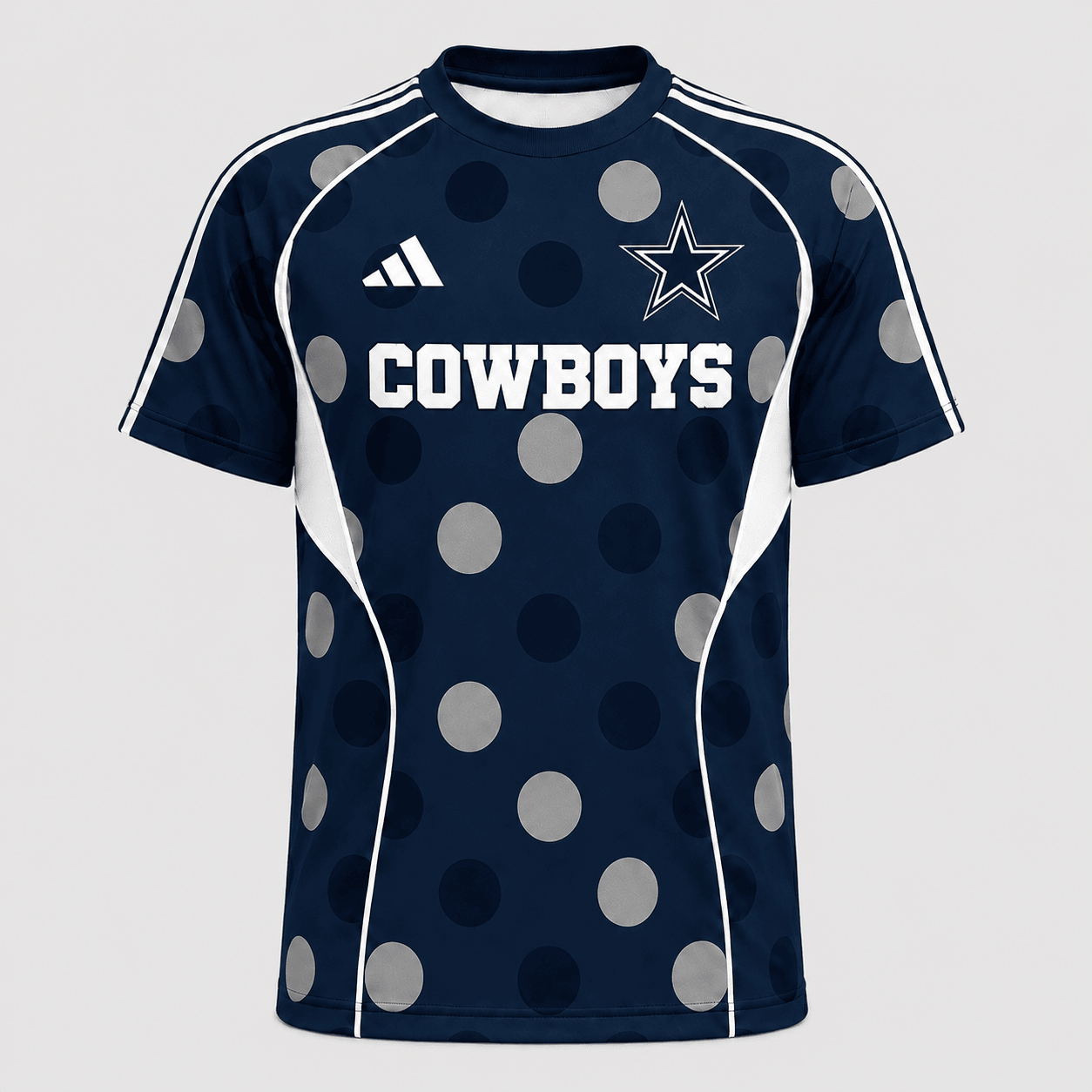 DC Premium NFL Game Day Polka Dot Sports Jersey Shirt
