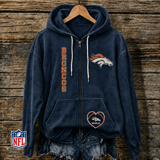 DEN x NFL Full-Zip Fleece Hoodie