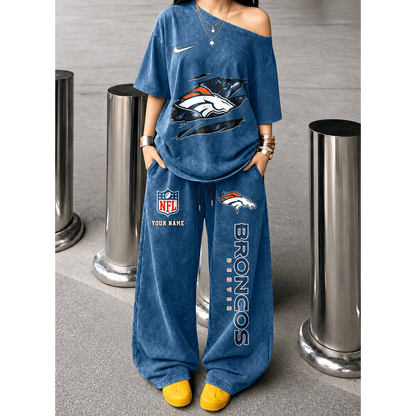 DEN x NFL Relaxed Fit Two Piece Sportswear Set
