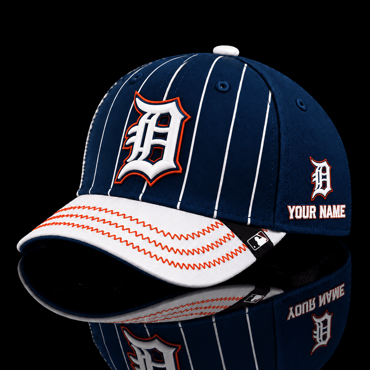 DET x MLB Game Day Personalized Name Classic Cap