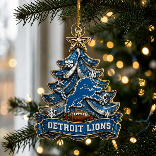 DET x NFL Acrylic Irregular Pendant