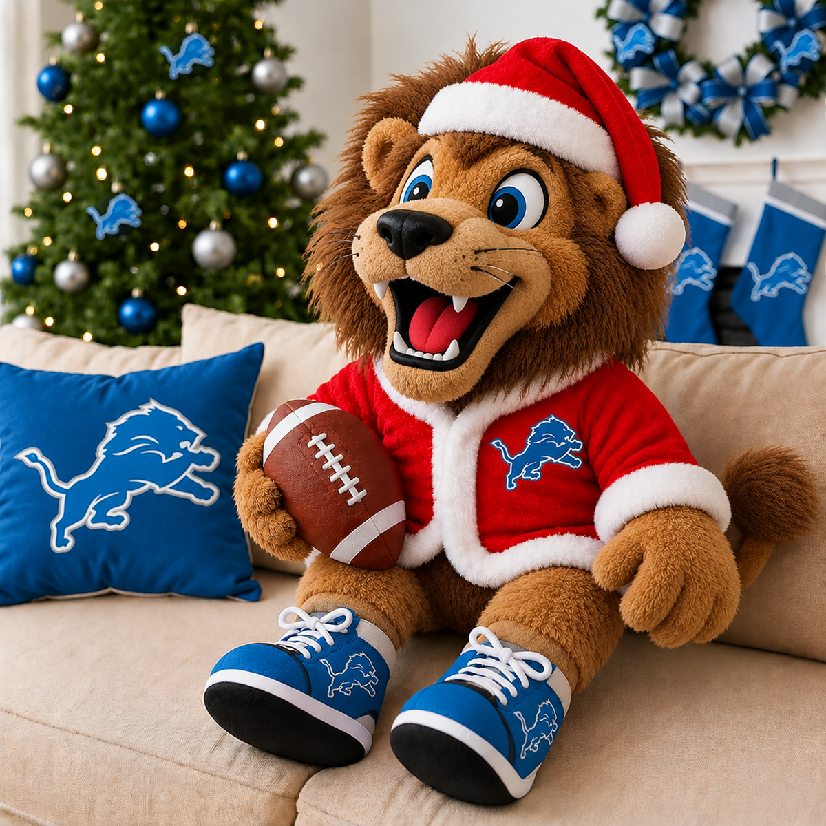 DET x NFL Luxury Plush Pillows