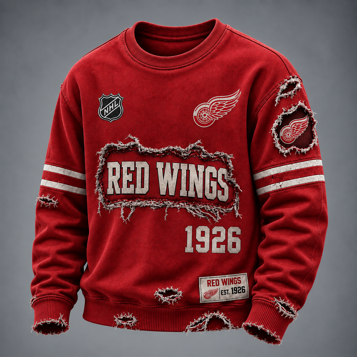 DET x NHL Distressed Premium Sweatshirt