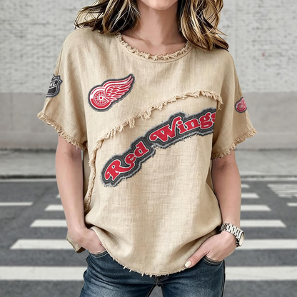 DET x NHL Women’???s Vintage O-Neck 2905 DatND DVT