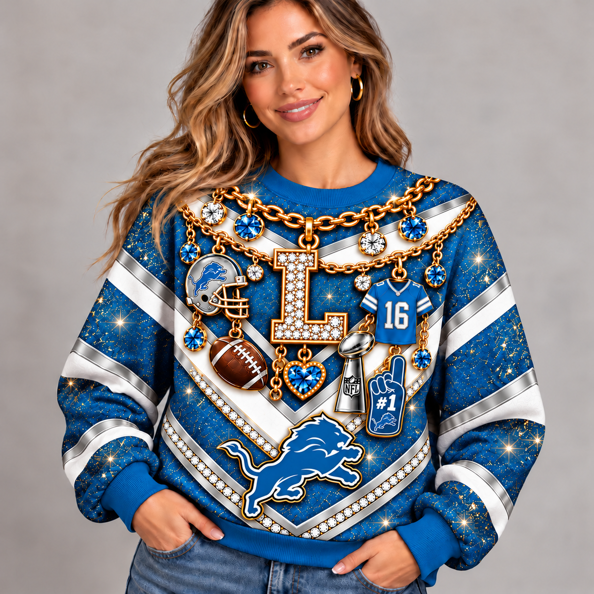 DL x NFL Luxury Bling Sweatshirt