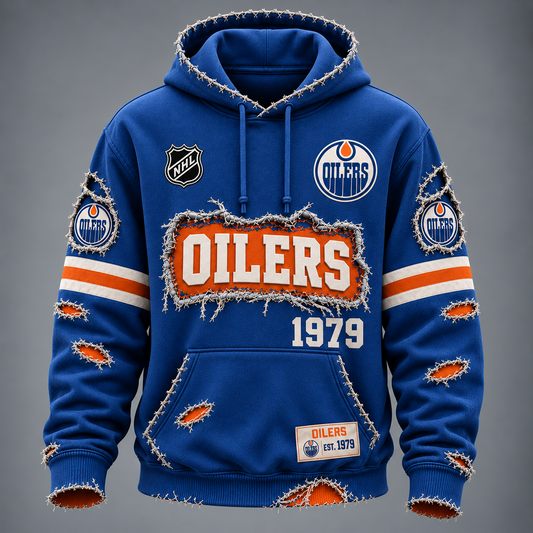 EDM x NHL Distressed Premium Hoodie