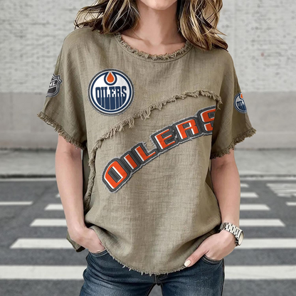 EDM x NHL Women’???s Vintage O-Neck 2905 DatND DVT