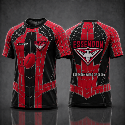 ESS AFL x Spider Personalized T-Shirt – Premium Limited Edition Gift for Football Fans