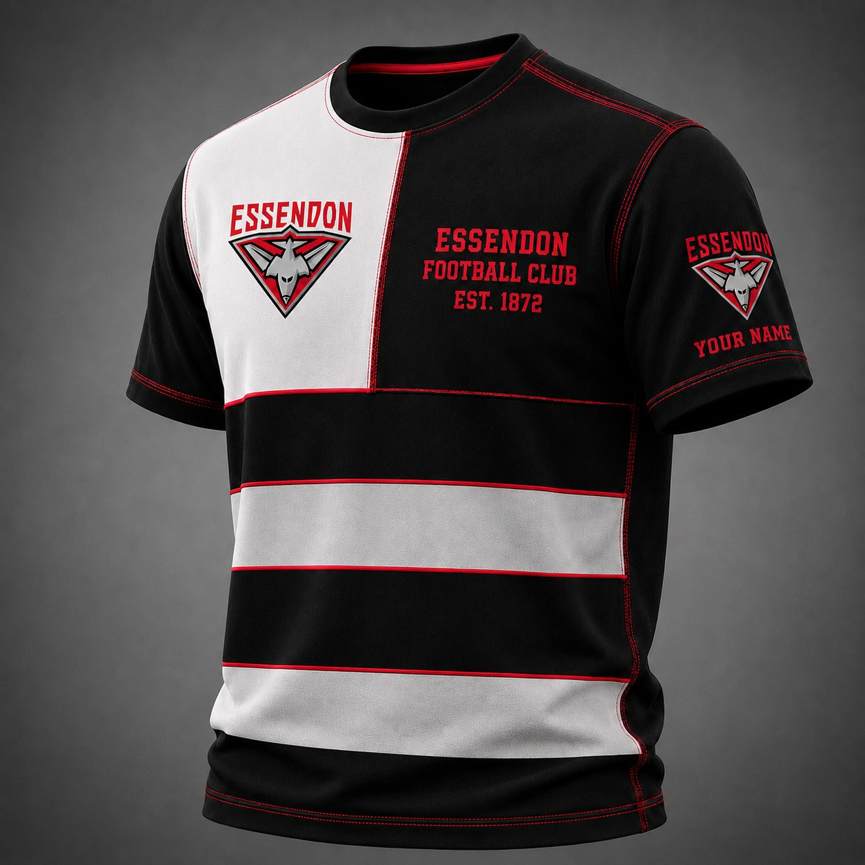 ESS x AFL Premium Vintage All Over Print T-Shirt 3D Personalized Gift For True Fan