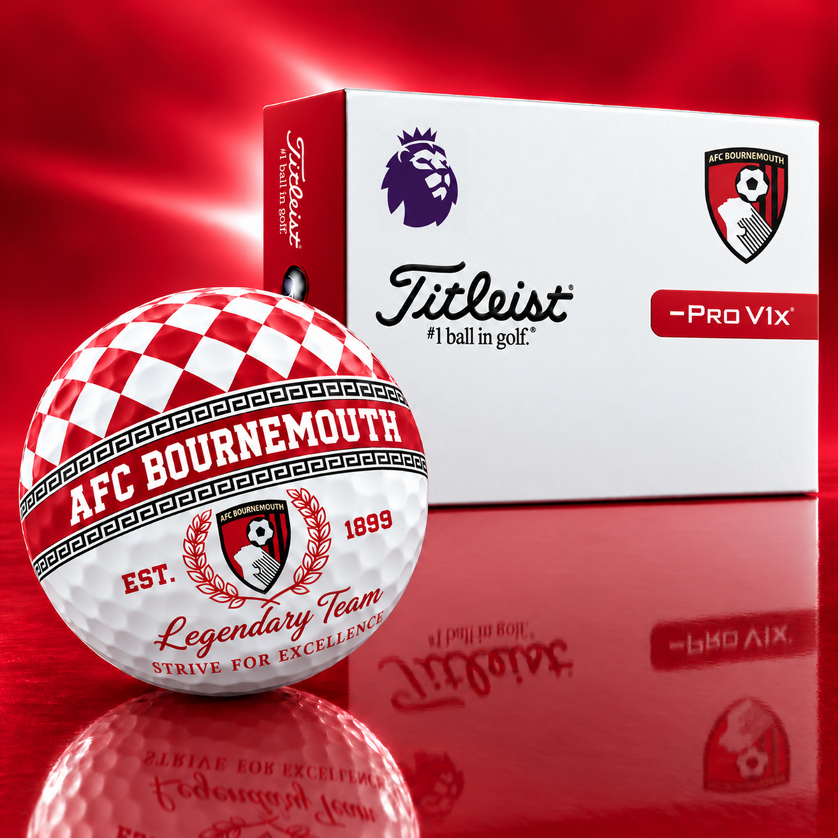 Exclusive EPL x BOU Legendary Team V10 Golf Ball