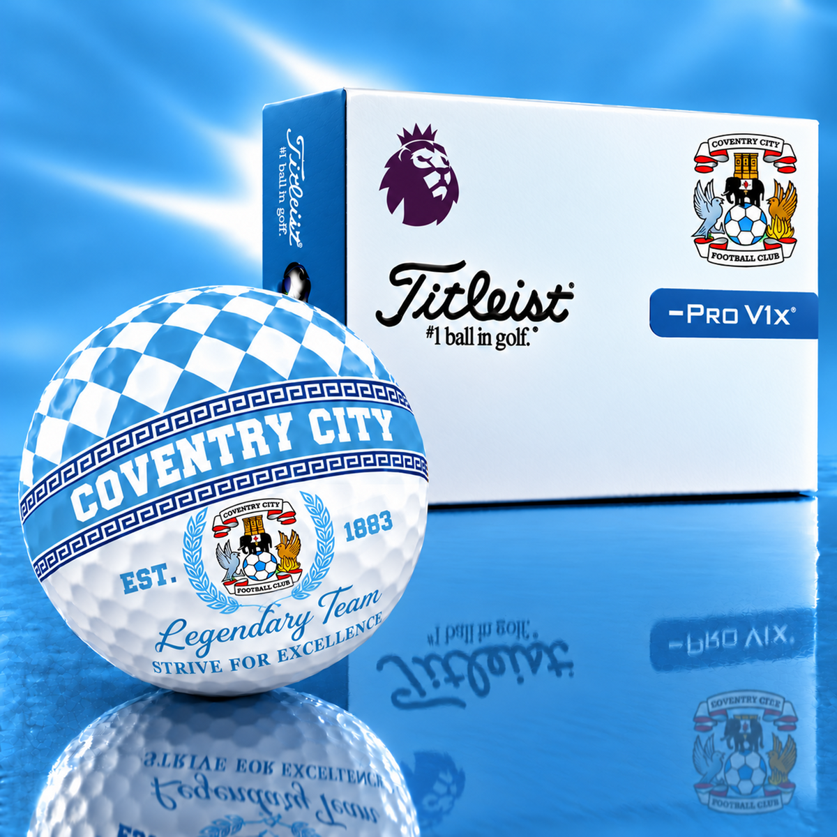 Exclusive EPL x COV Legendary Team V10 Golf Ball