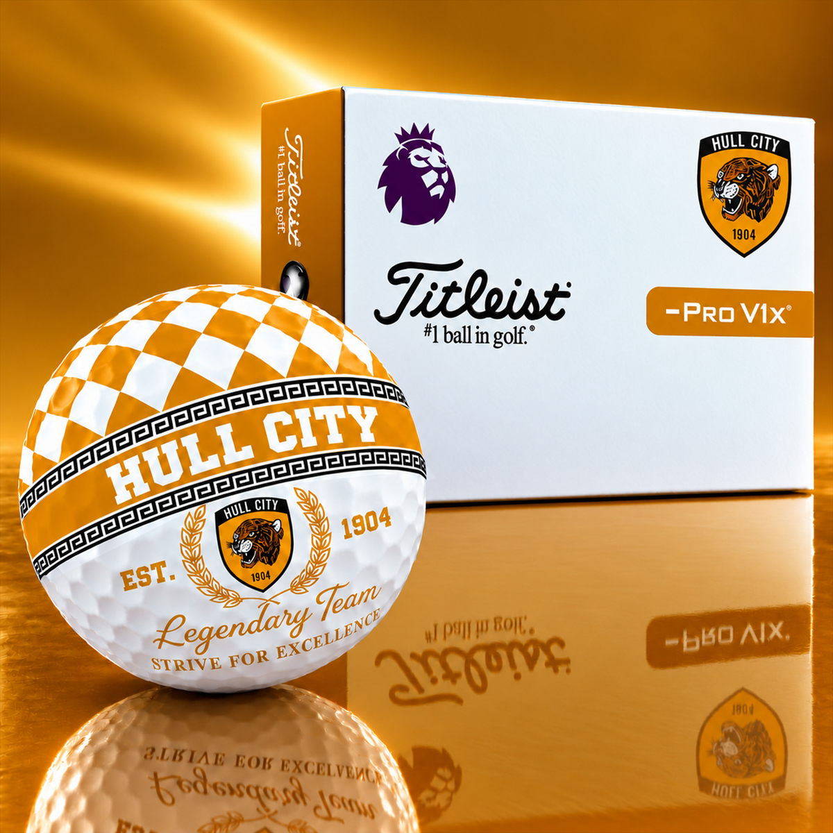 Exclusive EPL x HUL Legendary Team V10 Golf Ball
