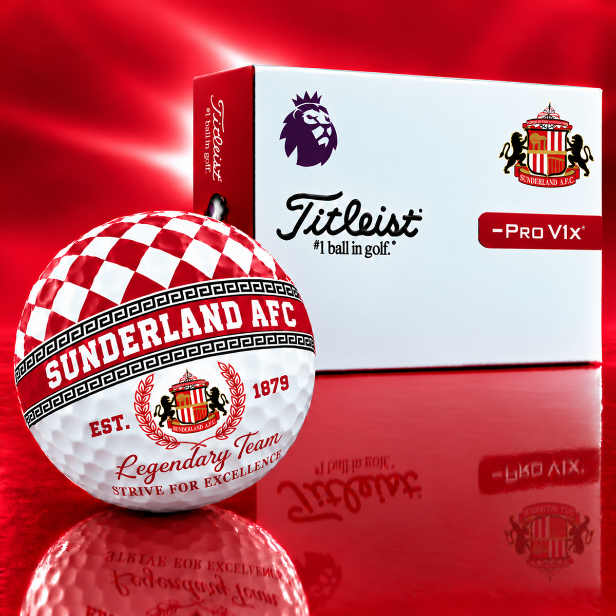 Exclusive EPL x SUN Legendary Team V10 Golf Ball