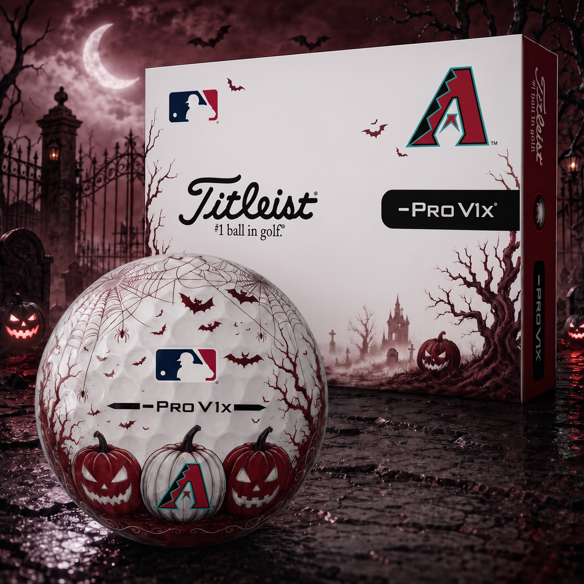 Exclusive MLB x ARI Halloween V2 Golf Ball