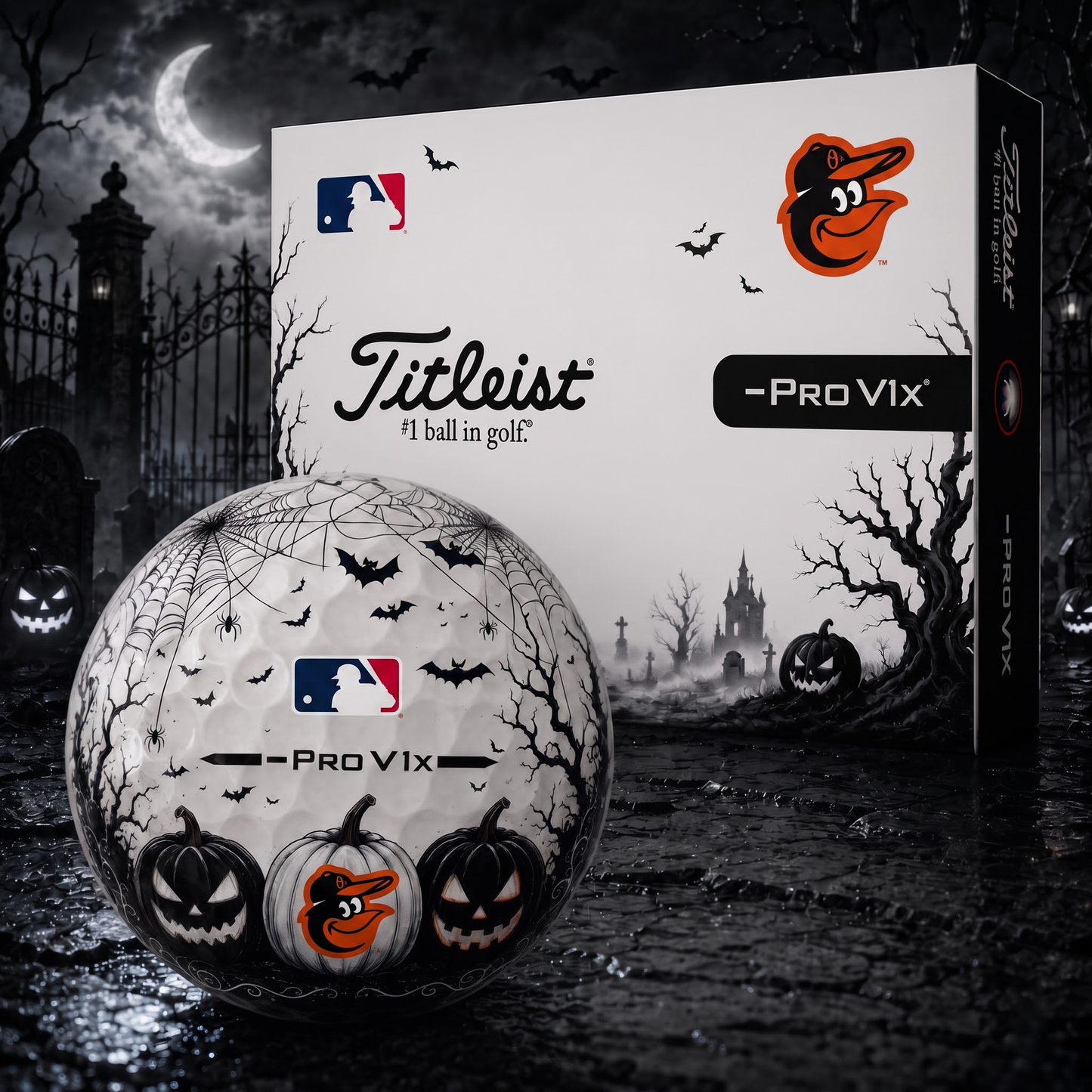 Exclusive MLB x BAL Halloween V2 Golf Ball