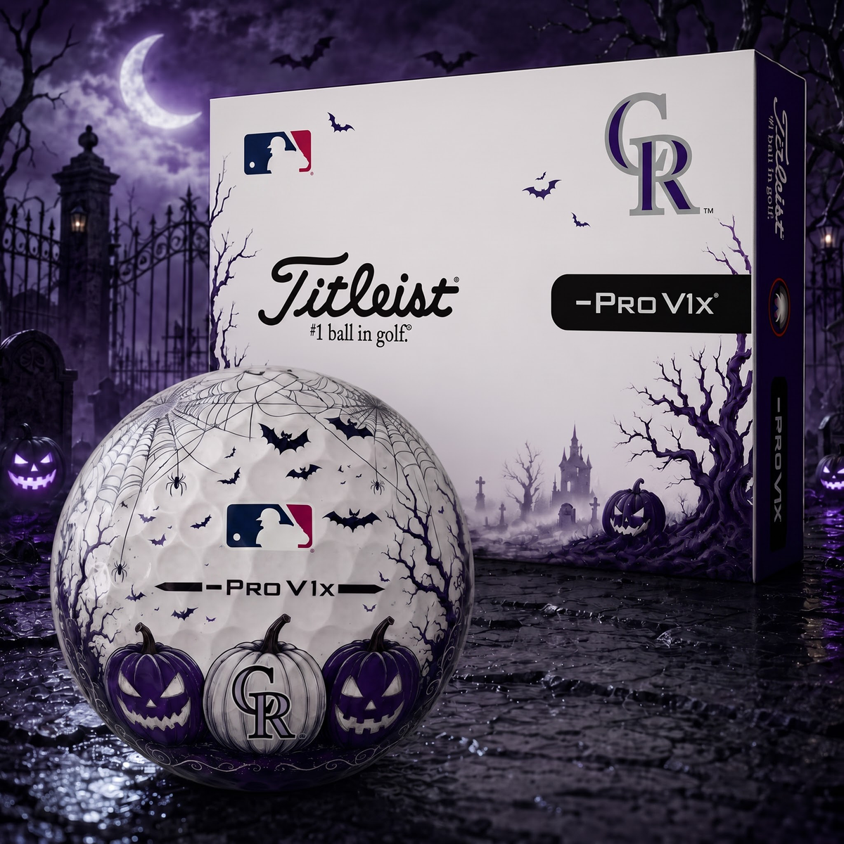 Exclusive MLB x COL Halloween V2 Golf Ball