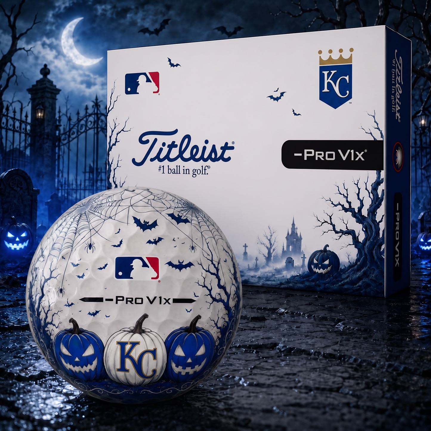 Exclusive MLB x KC Halloween V2 Golf Ball