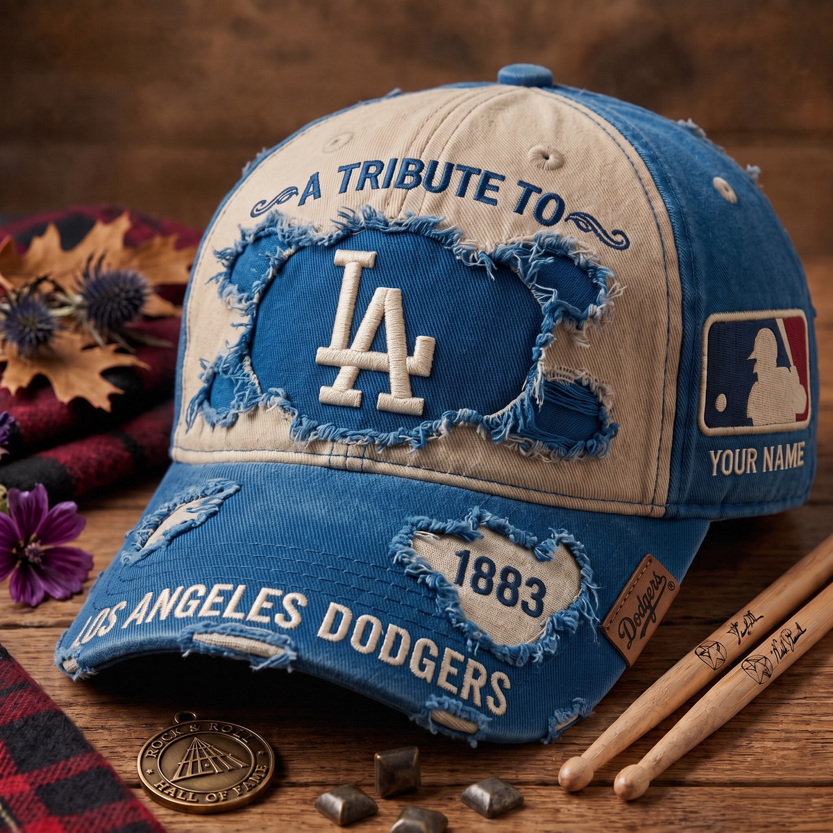 Exclusive MLB x LAD Personalized Name Cap