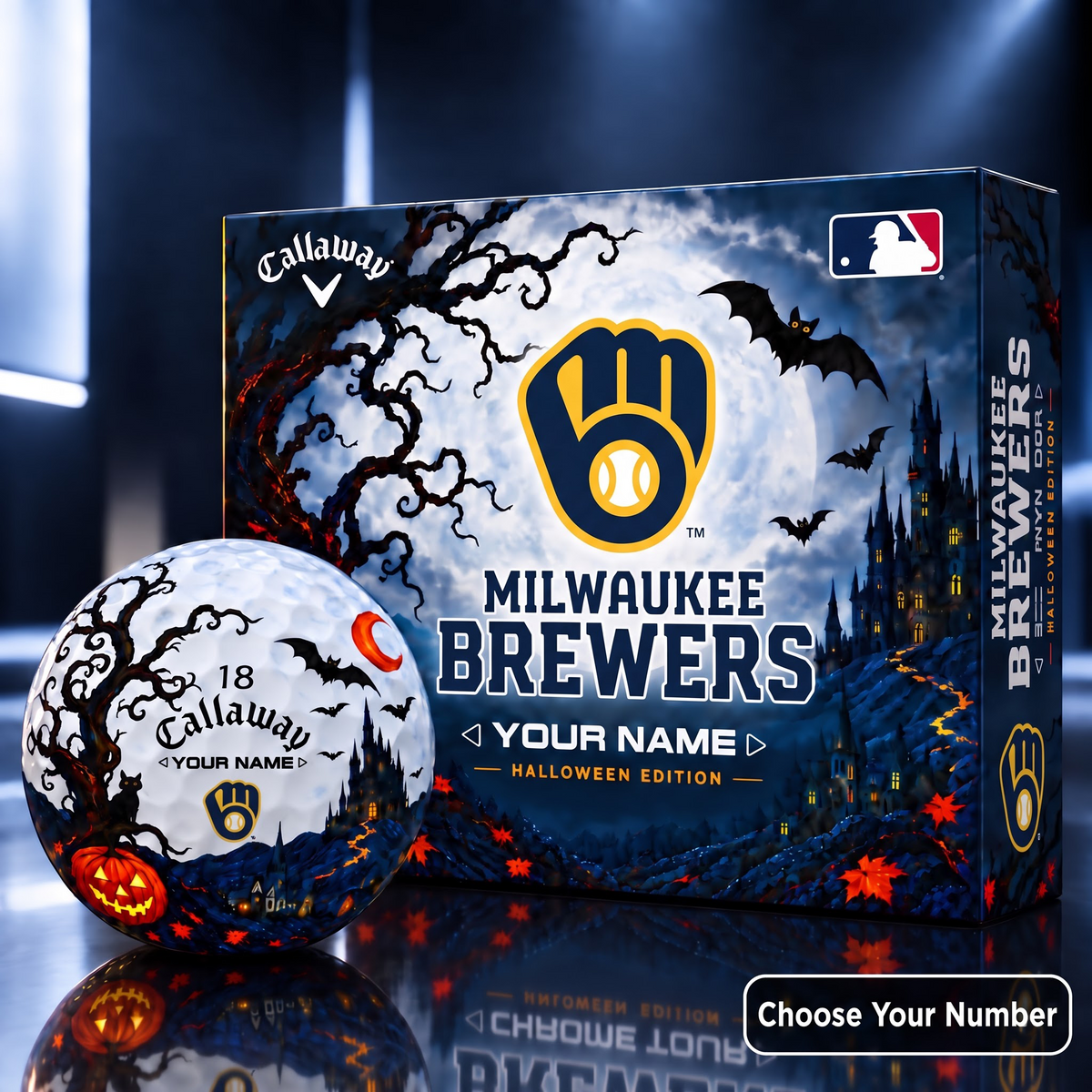 Exclusive MLB x MIL HLW V4 Golf Ball