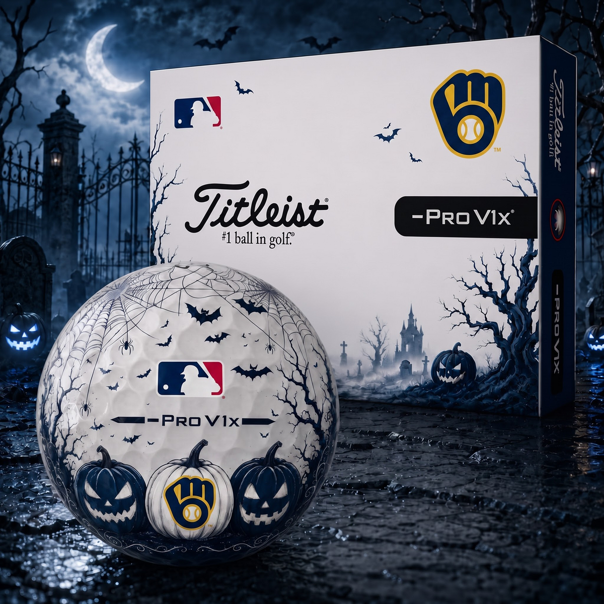 Exclusive MLB x MIL Halloween V2 Golf Ball