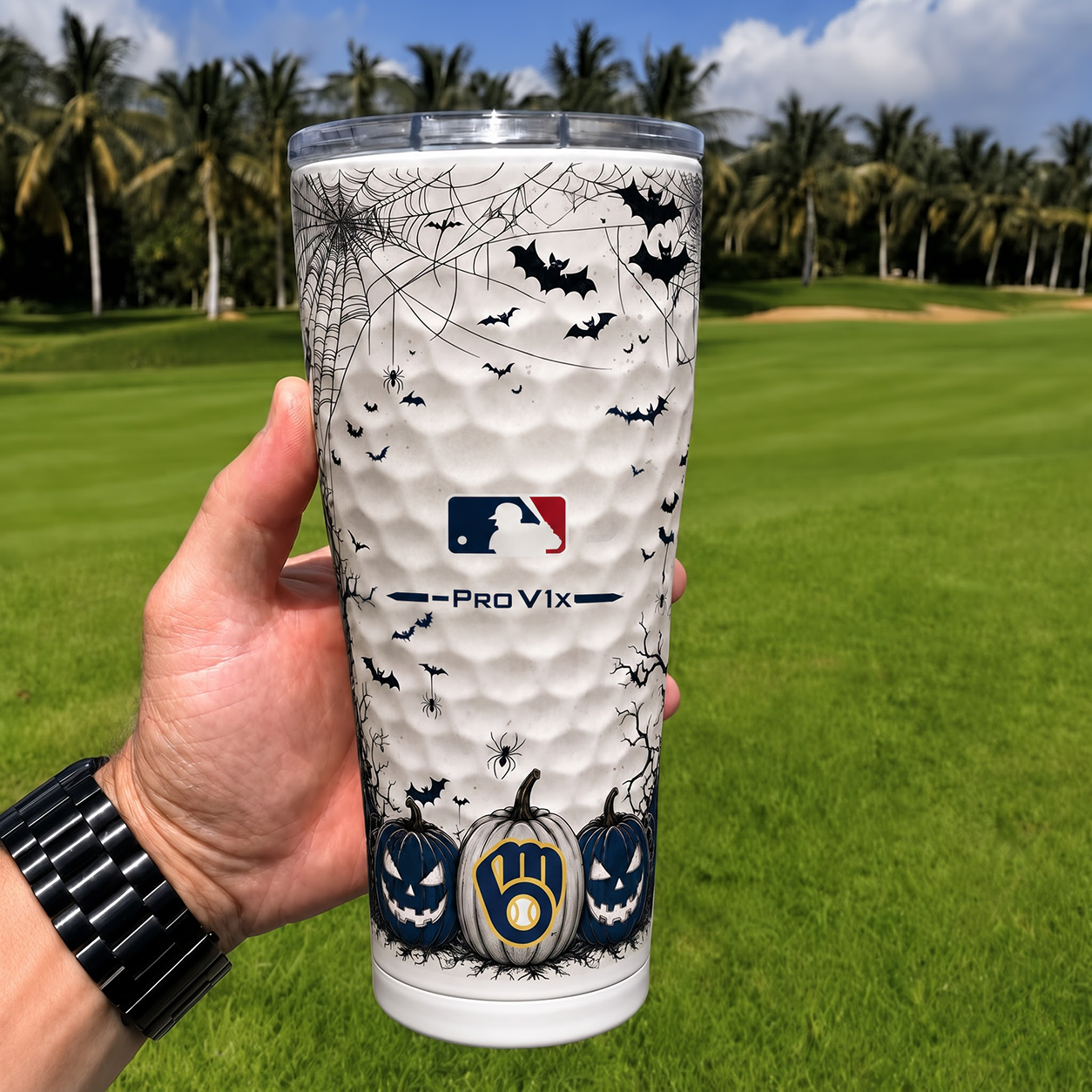 Exclusive MLB x MIL Halloween V2 Golf Tumbler