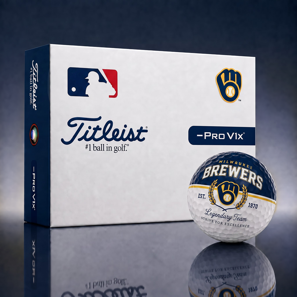 Exclusive MLB x MIL Legendary Team Golf Ball
