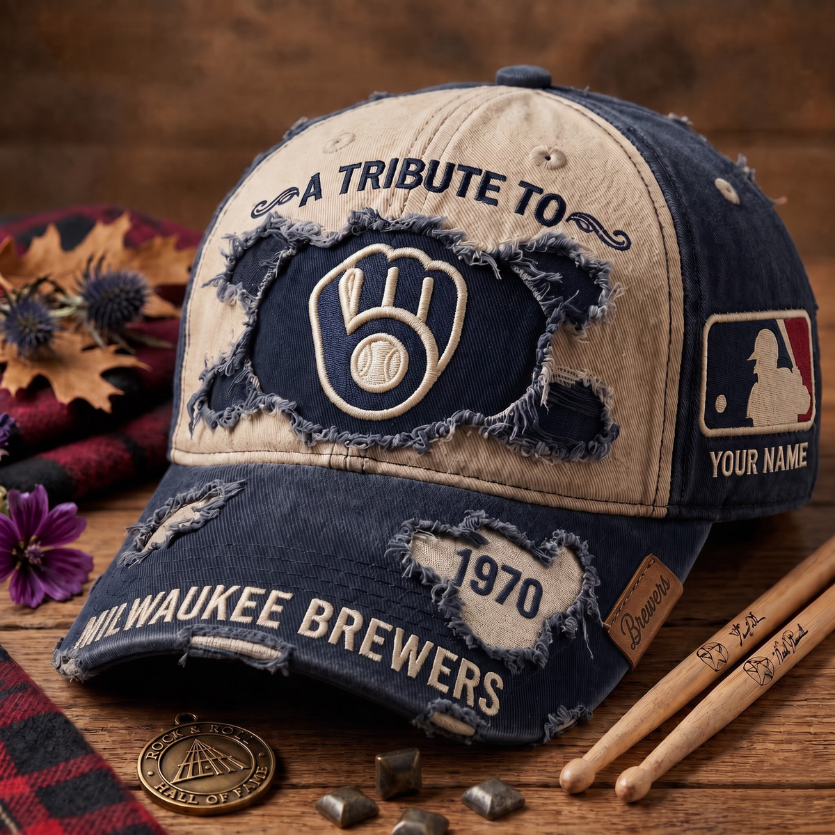 Exclusive MLB x MIL Personalized Name Cap