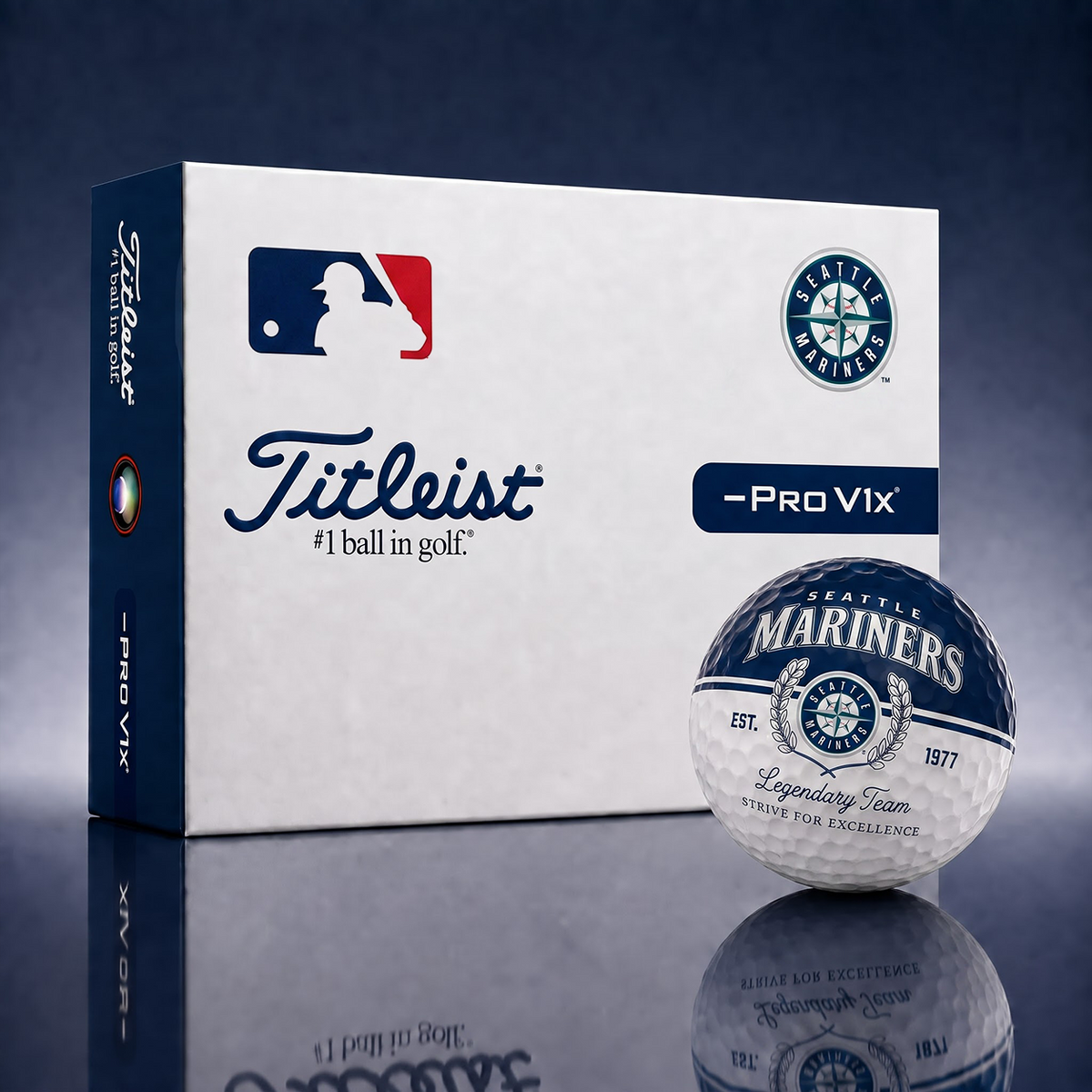 Exclusive MLB x SEA Legendary Team Golf Ball